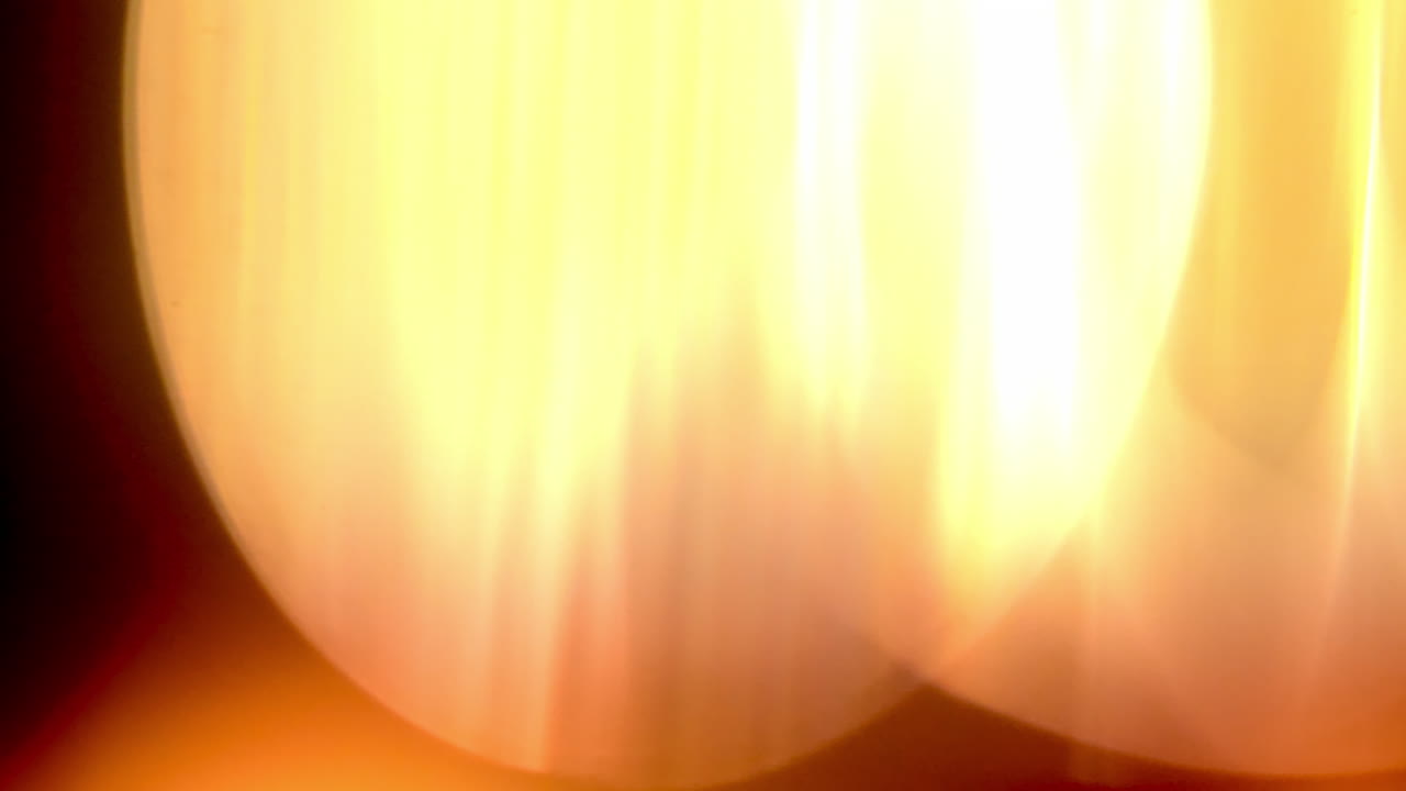 Bright warm light distortions effect for better film footage