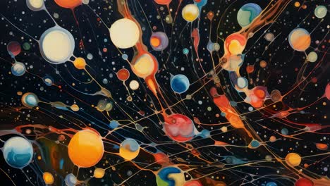 abstract cosmic bubbles