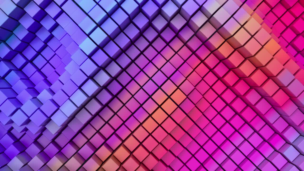 animación abstracta de la superficie de fuga de color en movimiento.