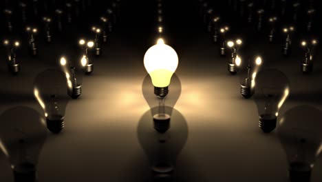lámpara de iluminación única de bucle sin costura en 3d