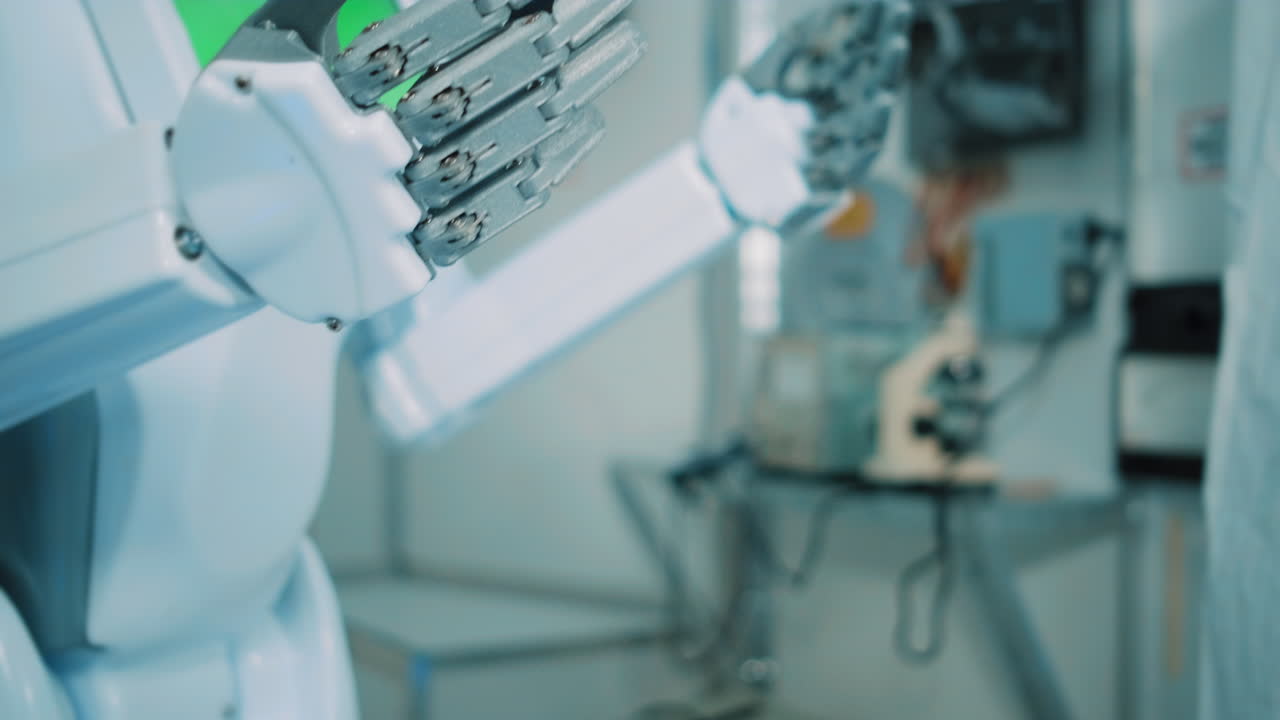 robot en un entorno médico