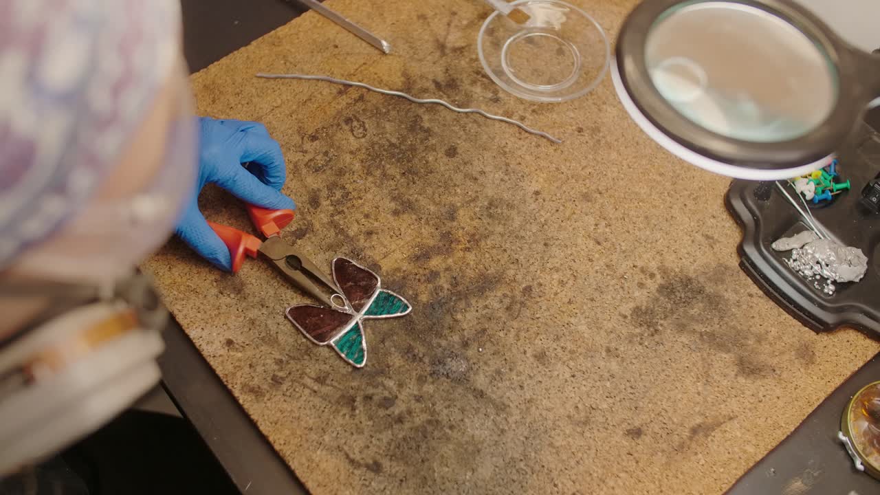 Stained Glass Butterfly Crafting