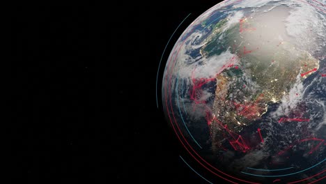 3d-rendering-animation-of-planet-earth-spinning-globe-from-black-space-with-electromagnetic-pollution-wifi-connection-in-main-big-metropolitan-city