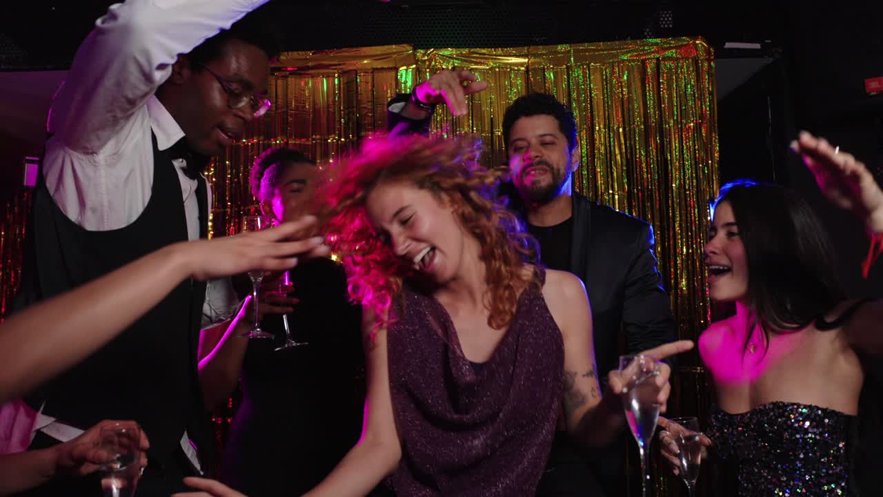 Group of People Dancing at a Party