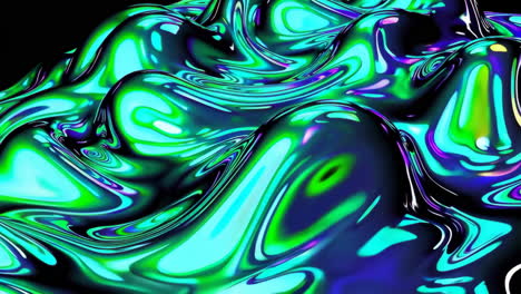 vibrant iridescent wavy abstract background