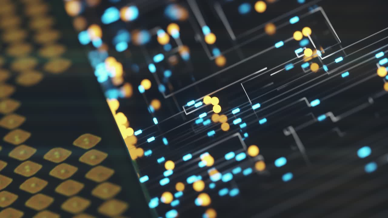 primer plano detallado de un chip de procesador de computadora