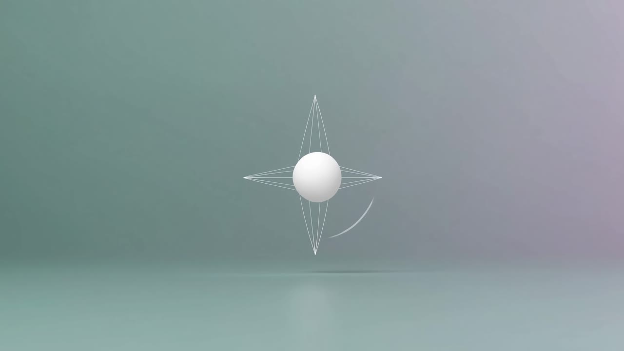 추상적인 기하학적 구체 디자인