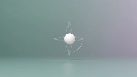 diseño de esfera geométrica abstracta