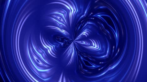 blue and pink neon glowing curved wavy lines abstract black background.
