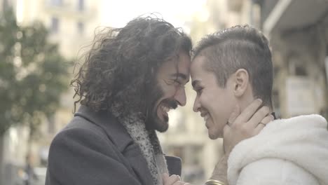 gay couple in love