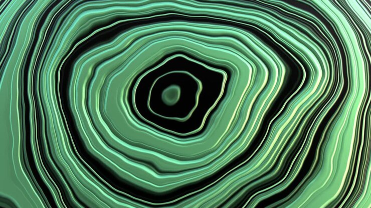 Animação 3D renderizada de fundo em loop com movimento de ondulação de onda 4K