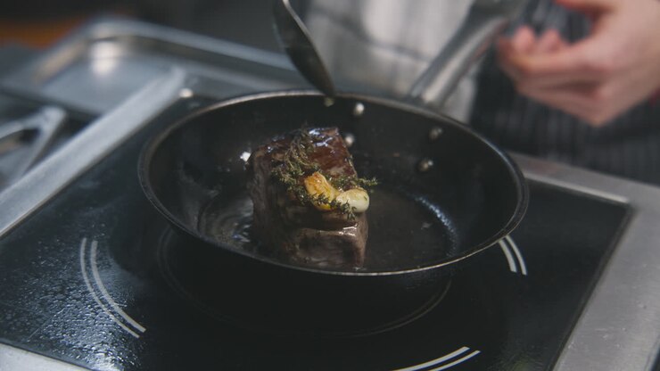 Cooking Steak in a Pan
