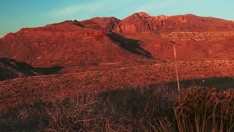 Big-Bend-Nationalpark-Geschützte-Naturlandschaft-Bei-Sonnenuntergang-Im-Südwesten-Von-Texas,-USA