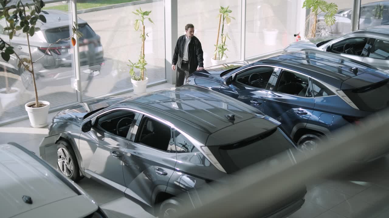 New cars at the dealership