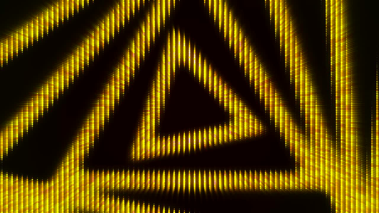 Grafiche Astratte con Triangoli Dorati