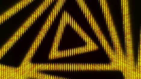 abstract golden triangles visuals