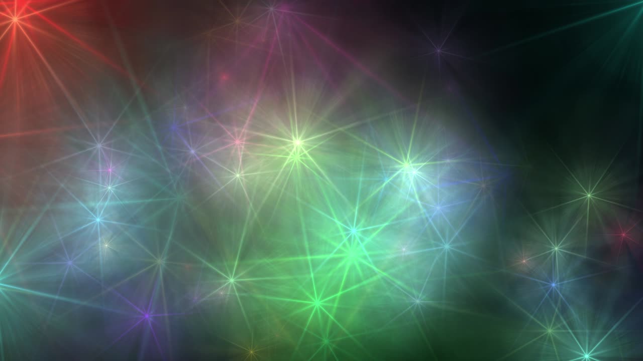 las estrellas brillan, las lentes se encienden, el zoom es de 4k.