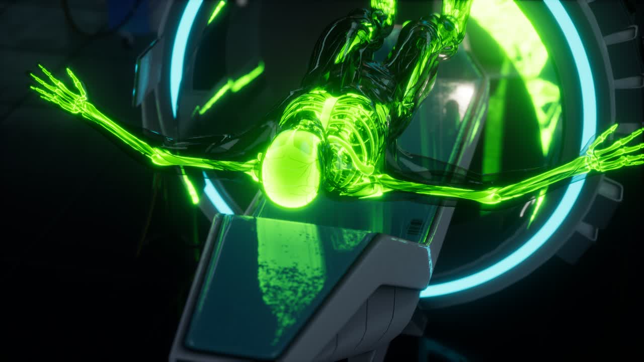 실험실 에서 인간 골격  ⁇  스캔 검사