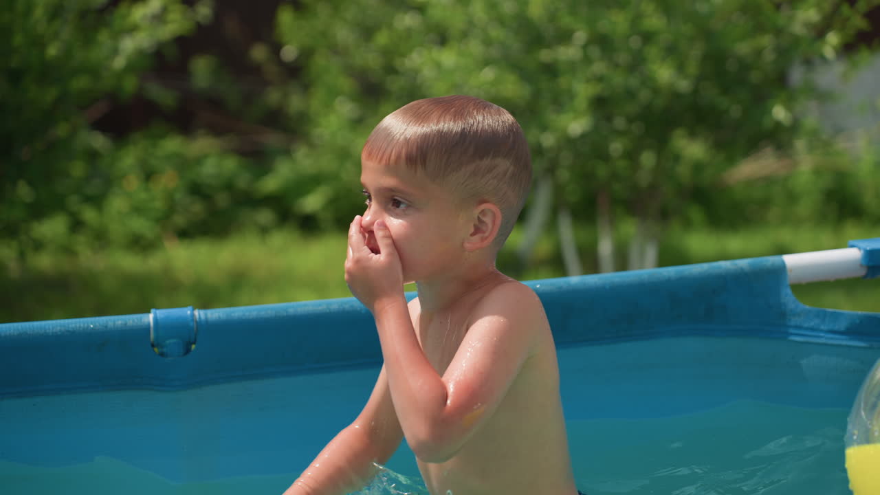 Children Reveling In Aquatic Play, Children Having Energetic Water Fights During Joyful Summer Afternoons, Young Children Celebrating Summer With Laughter And Lively Water Activities Outdoors