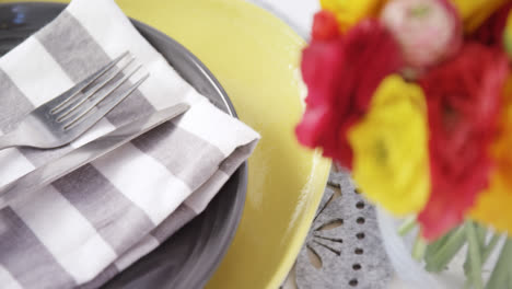 various cutlery on wooden table 4k