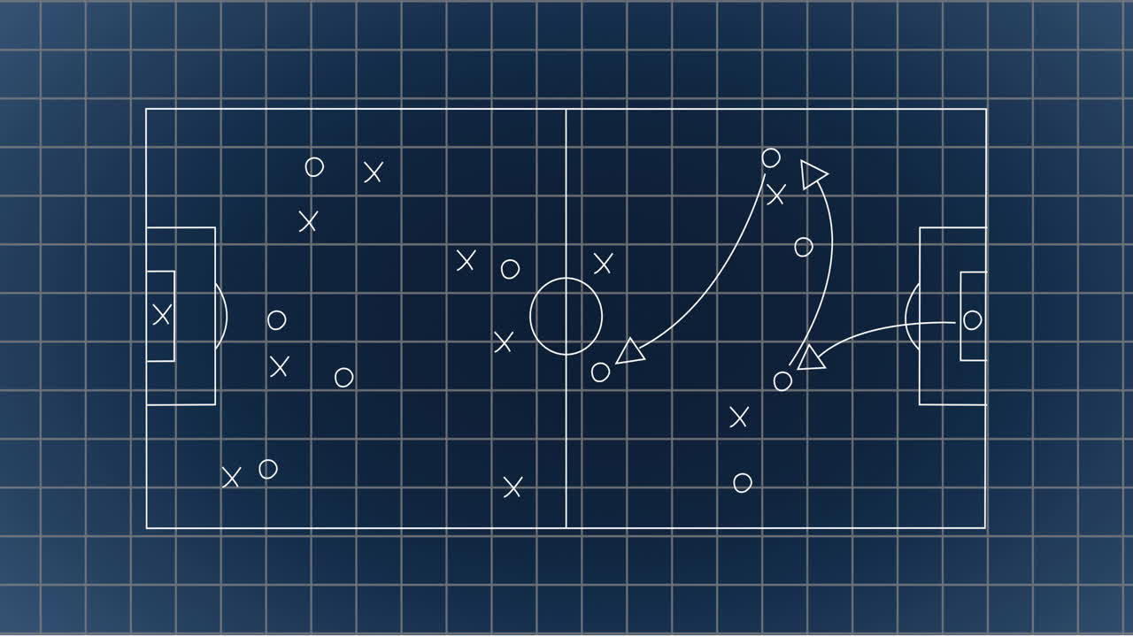 보라색 배경에 게임 플랜과 사각형의 애니메이션