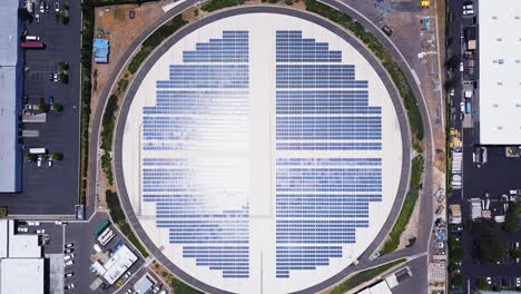 large solar panel farm