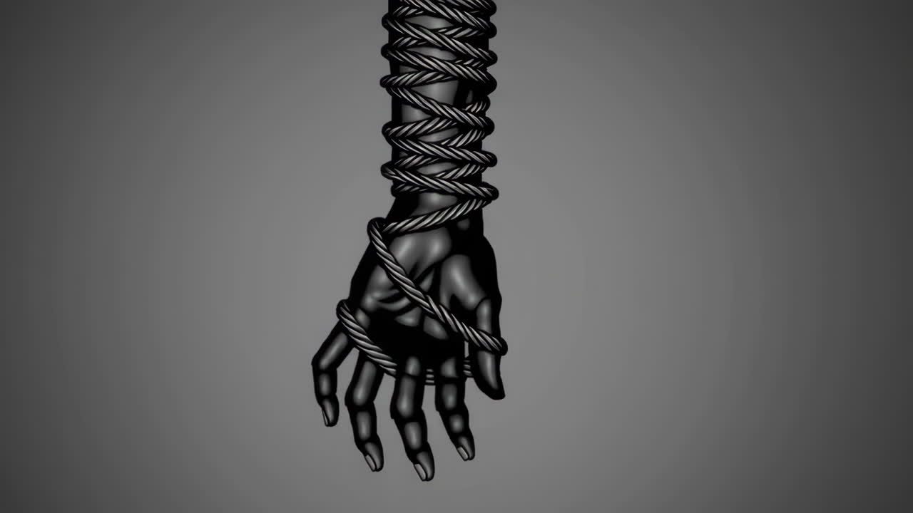 Bound Hand and Arm Sculpture