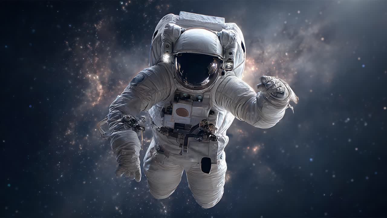 Astonishing Journey Through the Cosmos: An Astronaut Floating in Space Amidst the Mysteries of the Universe in Stunning Visuals