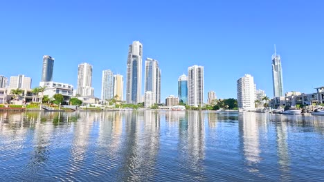 scenic river cruise with city skyline views