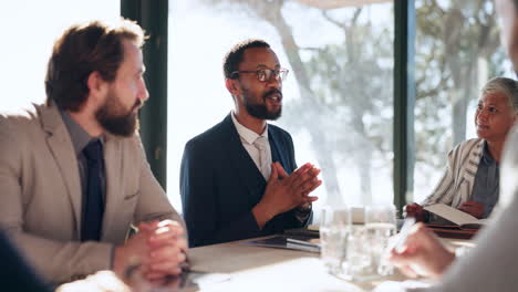 meeting people, talking and professional man