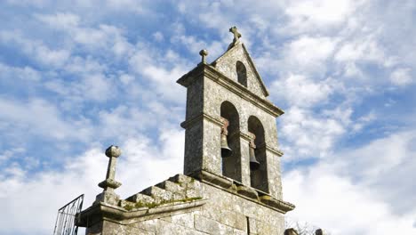 Stonework-of-San-Pedro-de-Boado,-Xinzo-de-Limia,-Galicia,-Spain