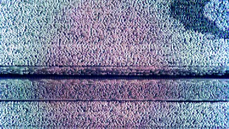 vhs noise with bad tape tracking