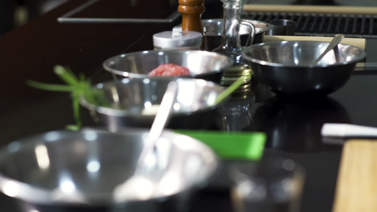 고기 어리를 준비하는 것