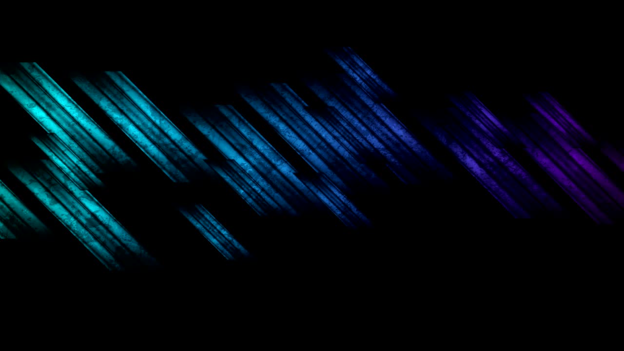 tecnología abstracta oscura animación de video geométrica