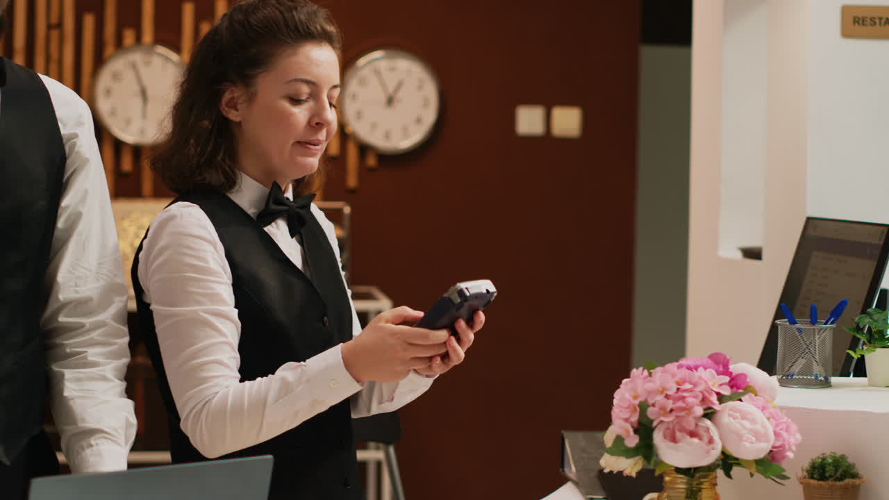 Retired guest using nfc technology