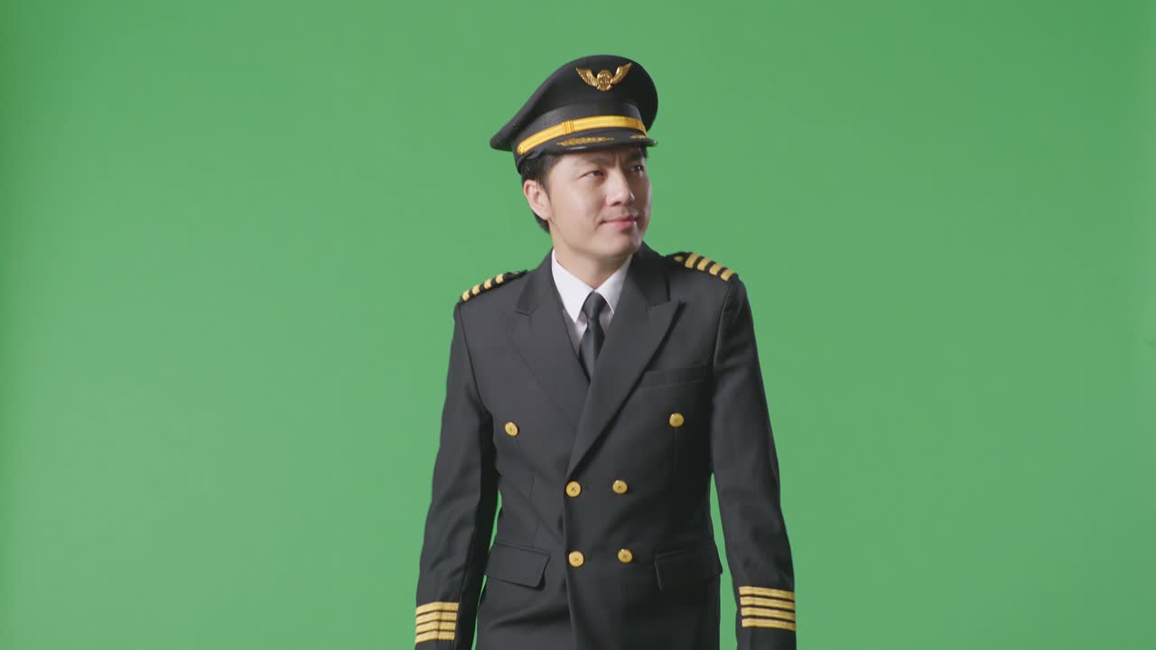 Pilota in uniforme
