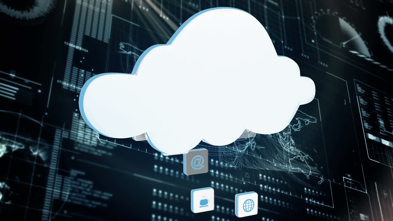 Ilustración de almacenamiento en la nube