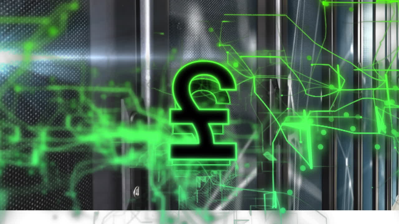 연결 및 파운드 아이콘을 서버에 대한 애니메이션