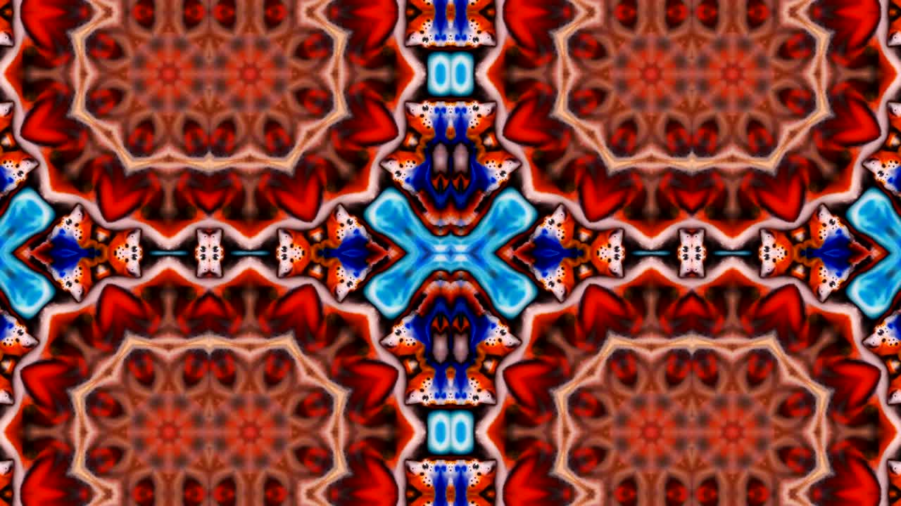 movimiento de fondo de kaleidoscopio abstractamente colorido