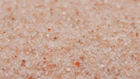 pink salt crystals close-up