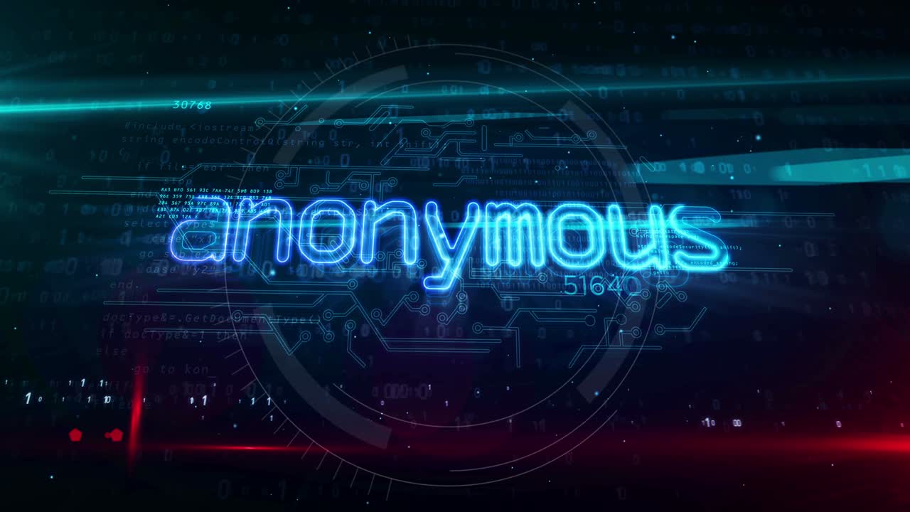 익명의 추상적인 루프 가능한 애니메이션