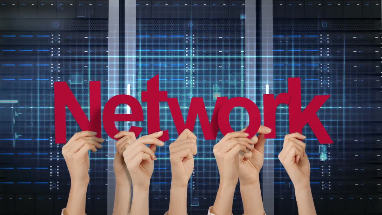 손을  ⁇ 고 있는 네트워크