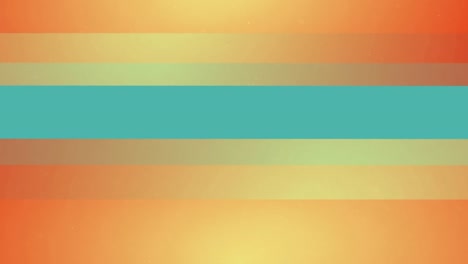 digital animation of lines of different orange shades moving against green background