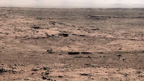 panorama de la superficie de marte en alta resolución. elementos de este video proporcionados por la nasa.