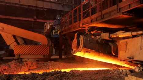 steel production process in a mill