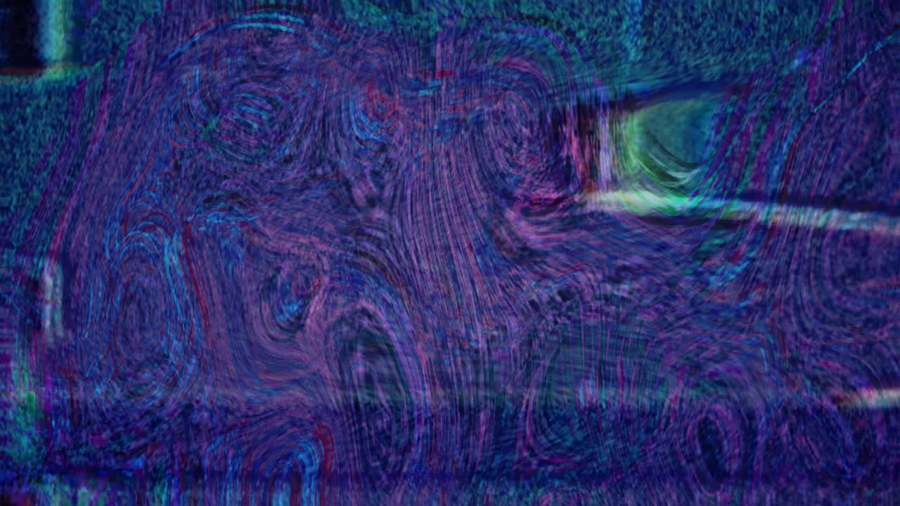 Glitch Noise Static Television VFX: Video Background with Stripes for Intro and Logo Reveals