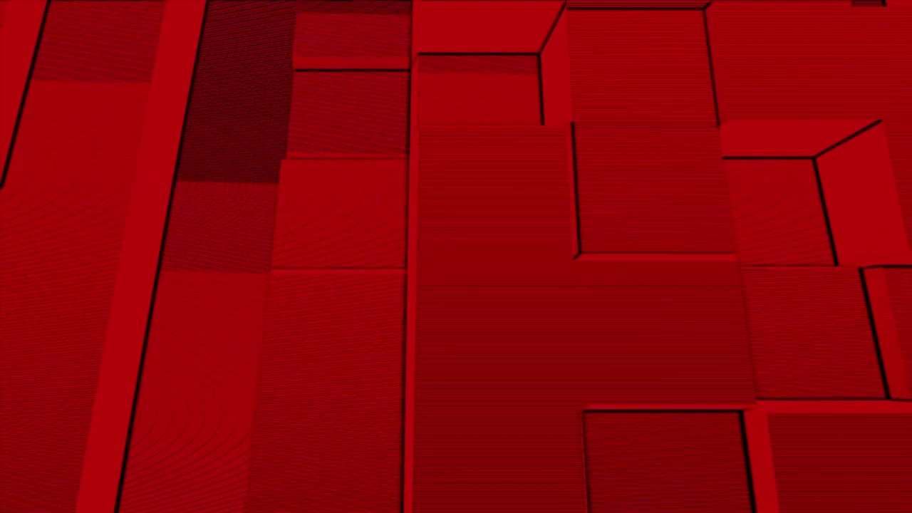 추상적인 큐브 배경 무작위 움직임, 루프 가능한 애니메이션