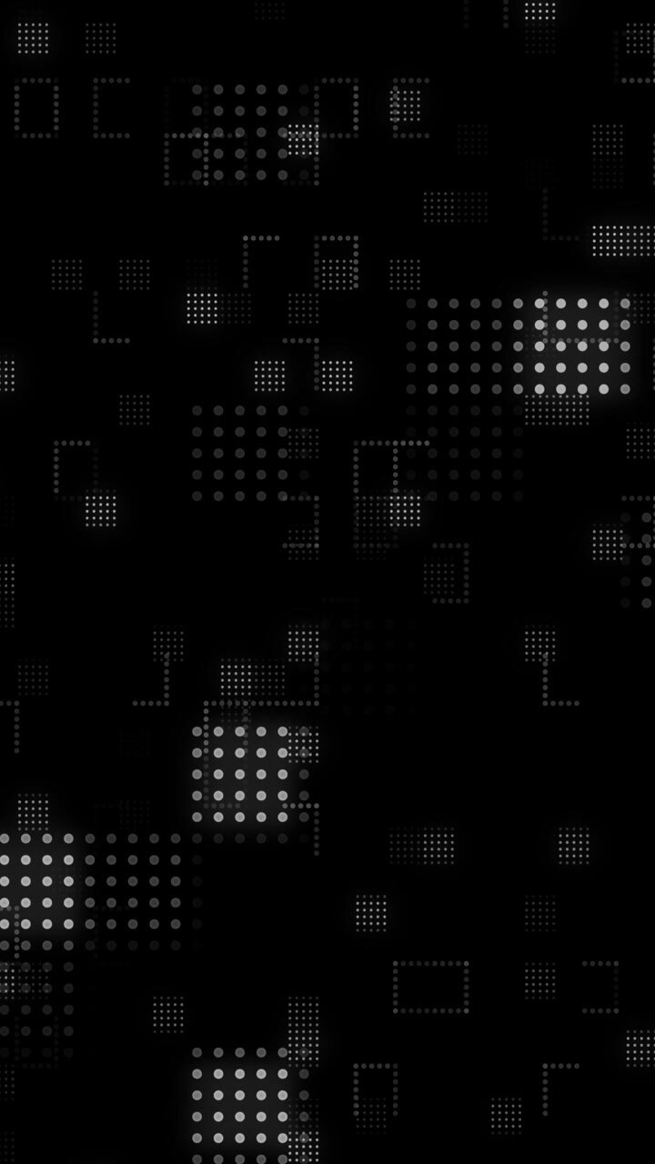 Abstract Digital Background with Glowing White Dot Patterns