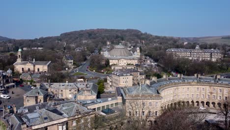 devonshire spa university of derby buxton campus aerial view winter uk peak district national park derbyshire