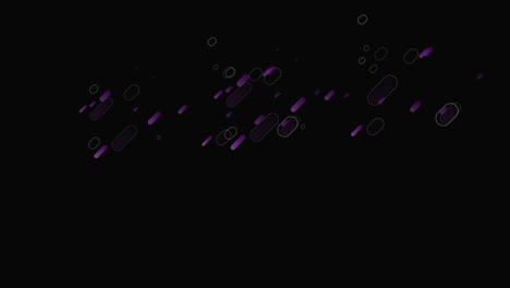 animación de líneas púrpuras sobre fondo negro
